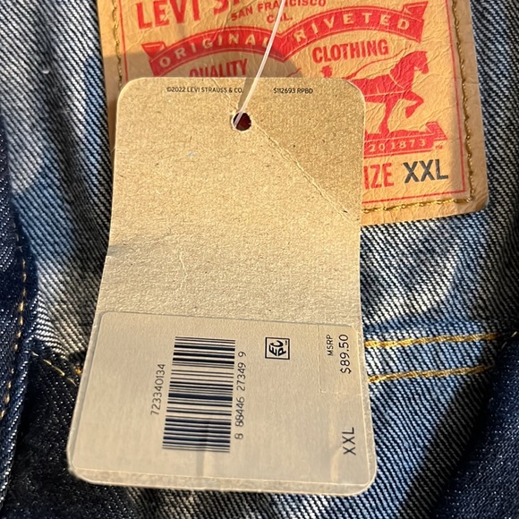 NWT Mens Levi’s denim jacket. - Picture 3 of 4